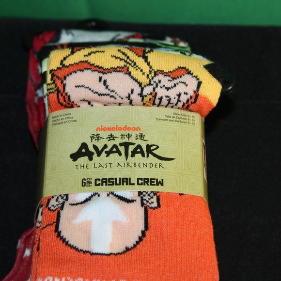 Avatar The‎ Last Airbender Casual Crew Socks - Picture 4 of 4